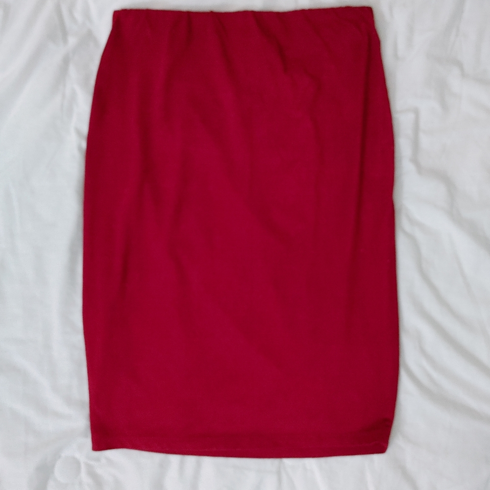 Rue 21, L Oxblood skirt